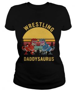 Trex wrestling daddysaurus vintage  Classic Ladies