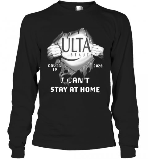 Ulta Beauty Inside Me Covid 19 2020 I Can'T Stay At Home T-Shirt Long Sleeved T-shirt 
