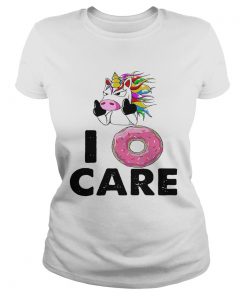 Unicorn Donut I Care  Classic Ladies