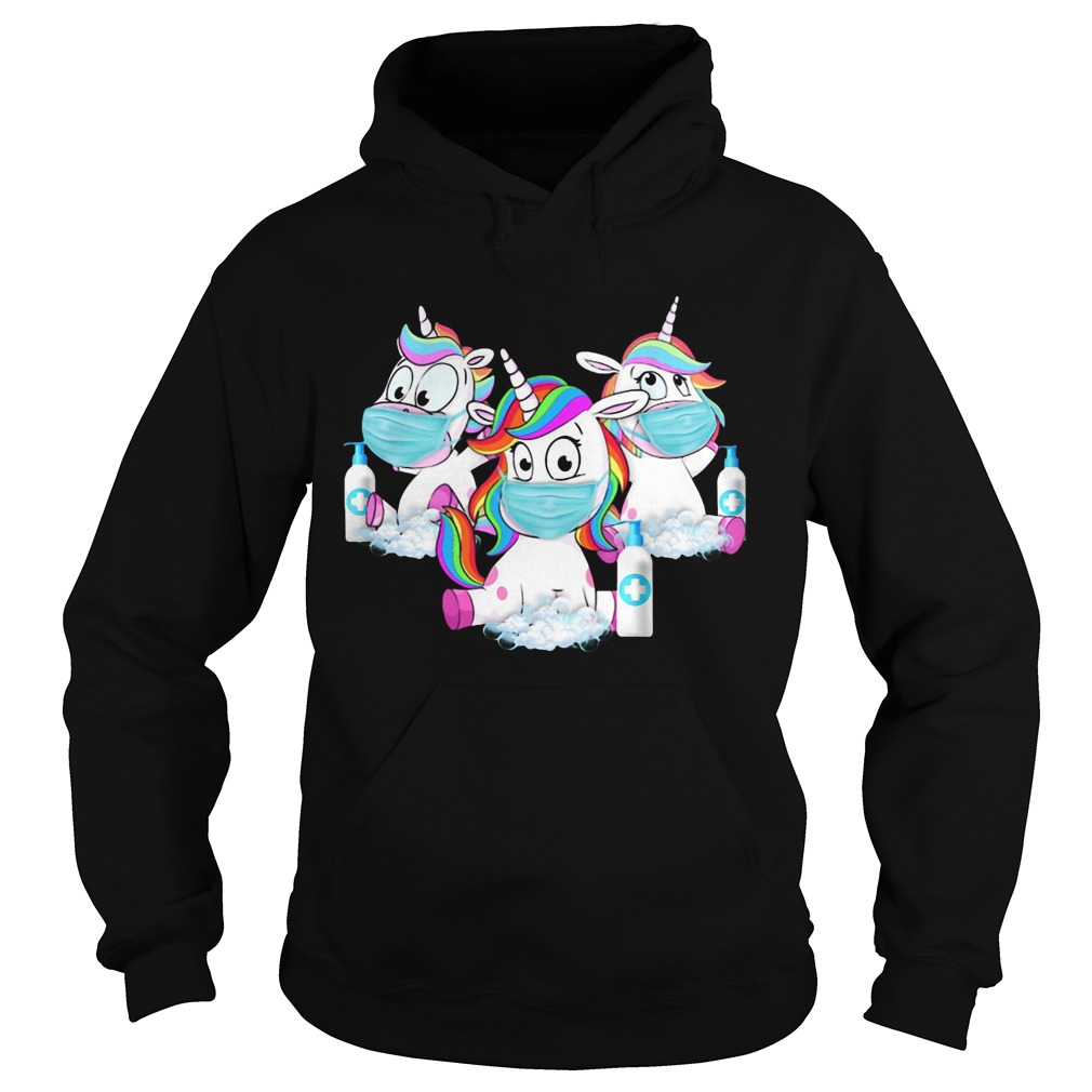 Unicorns Face Mask Hoodie