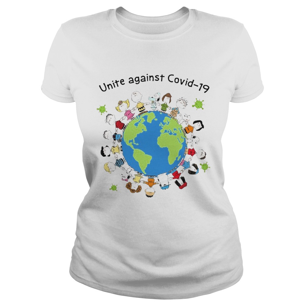 Unite Against Covid19 Peanuts Earth Classic Ladies