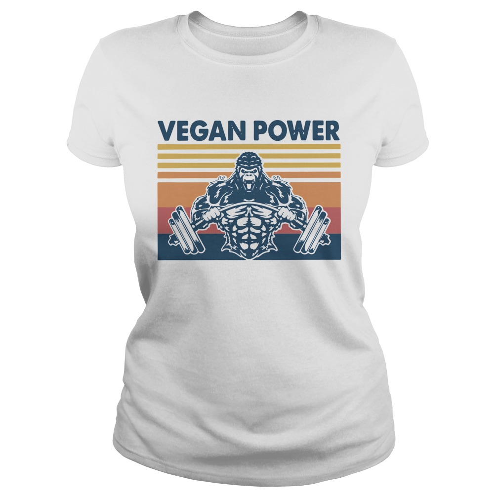 Vegan Power Vintage Classic Ladies