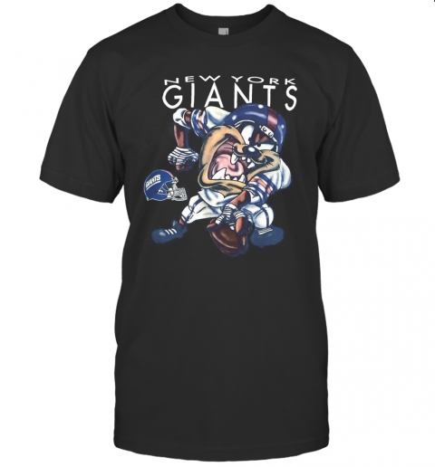 Vintage 1996 NFL New York Giants TAZ Looney Tunes T-Shirt