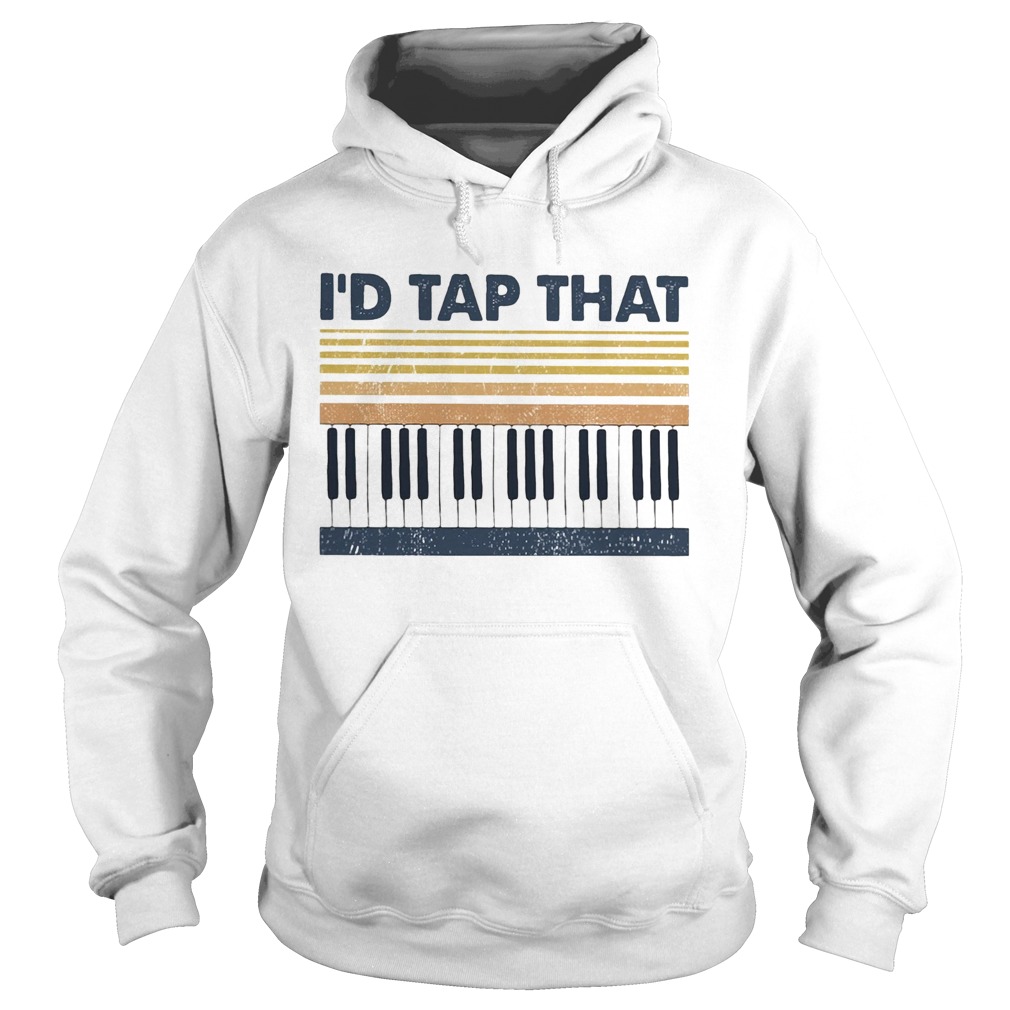 Vintage Piano Id Tap That  Hoodie