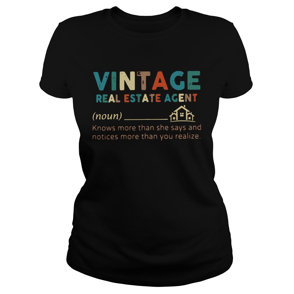Vintage Real Estate Agent Define Knows More Than Classic Ladies