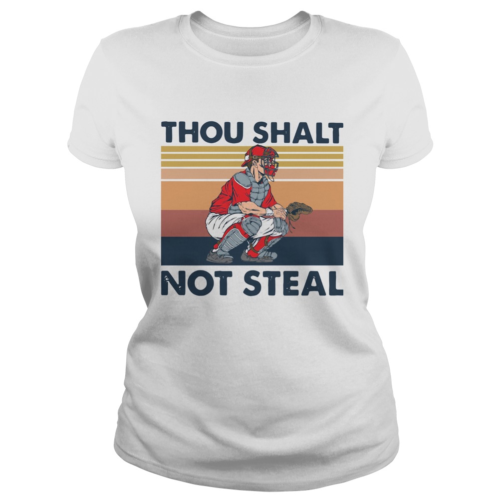 Vintage Thou Shalt Not Steal  Classic Ladies
