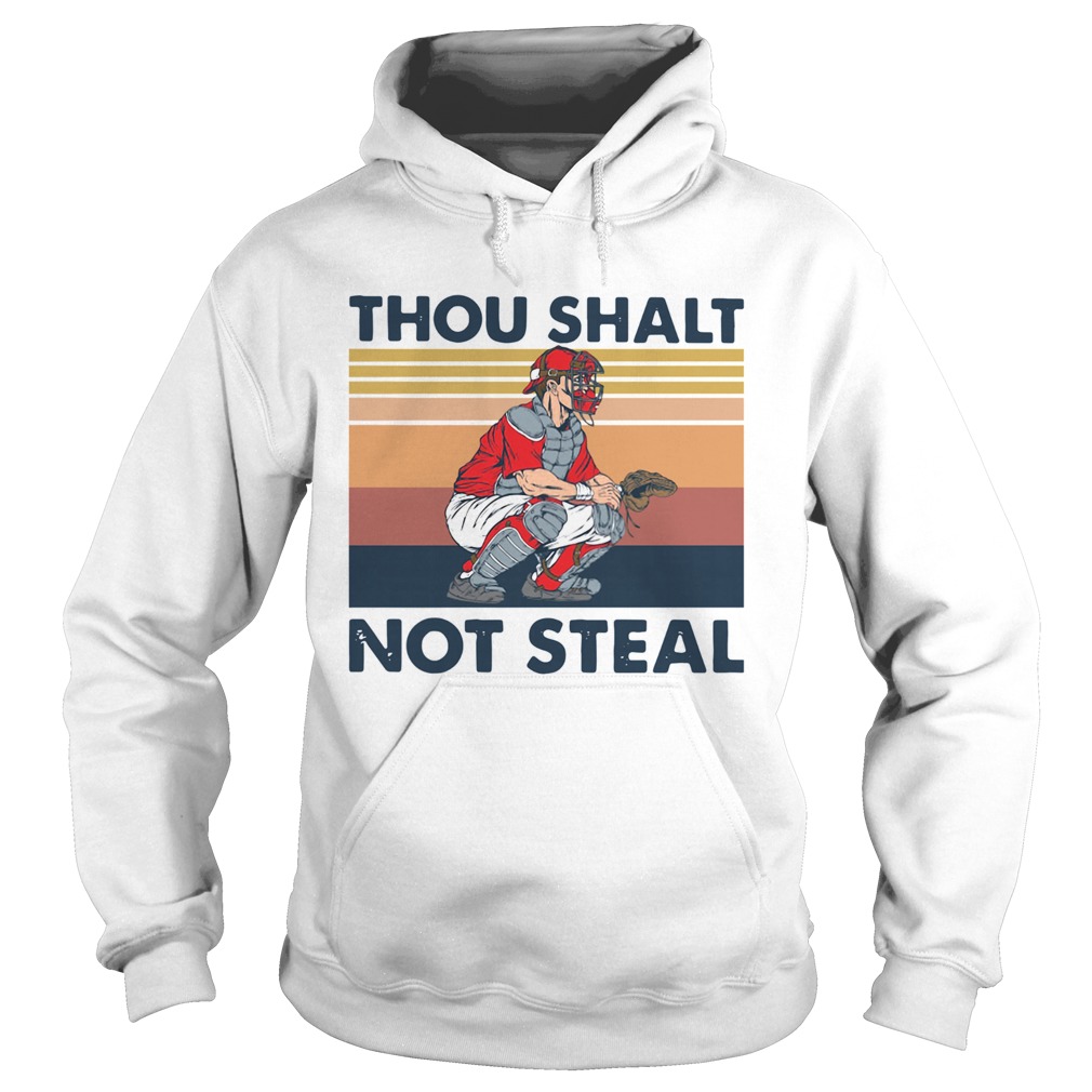 Vintage Thou Shalt Not Steal  Hoodie