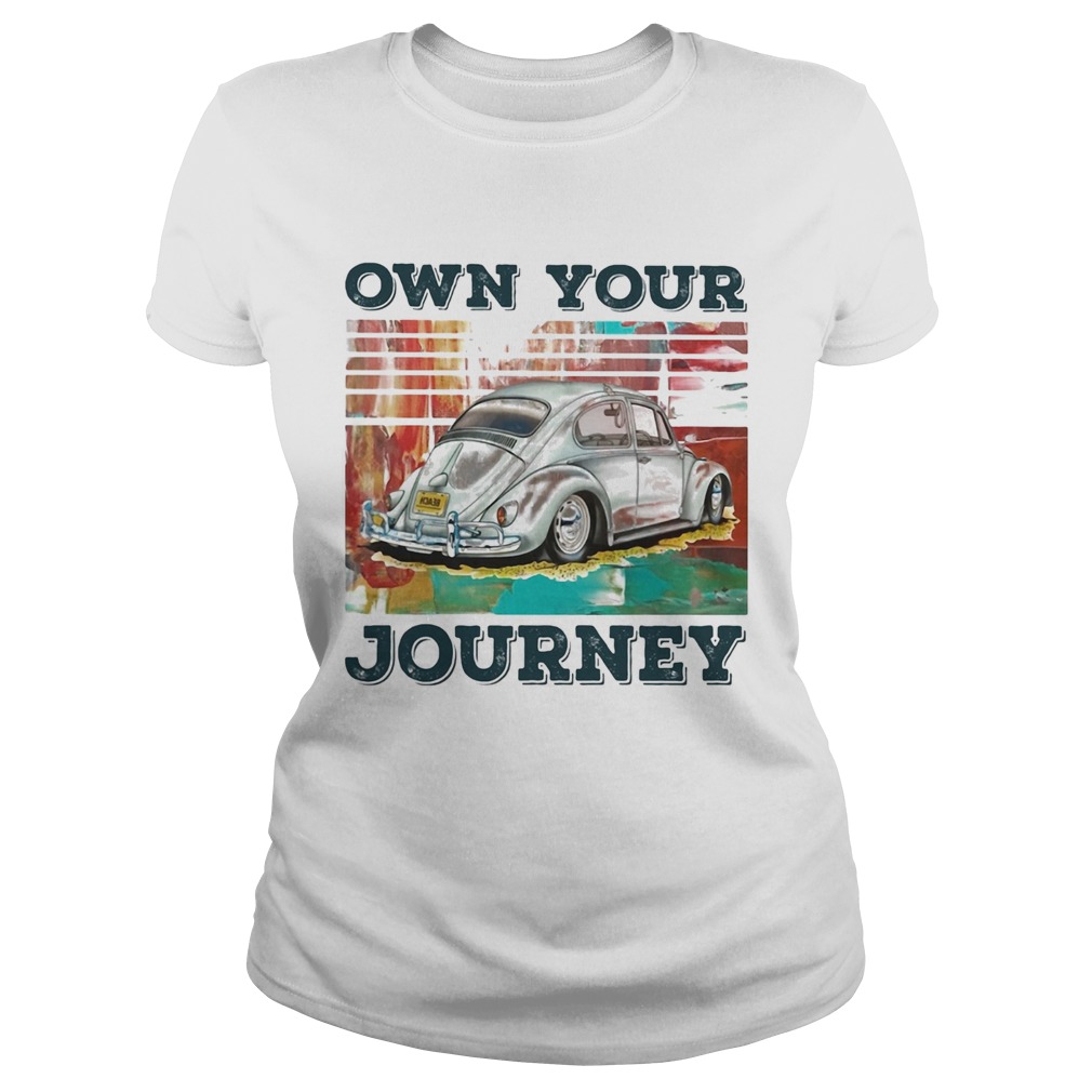 Volkswagen beetle own your journey vintage  Classic Ladies