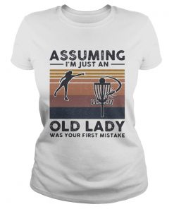 Volleyball assuming Im just an old lady was your first mistake vintage  Classic Ladies