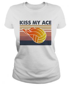 Volleyball kiss my ace vintage  Classic Ladies