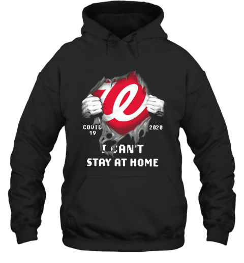 Washington Nationals Inside Me Covid 19 2020 I Can'T Stay At Home T-Shirt Unisex Hoodie