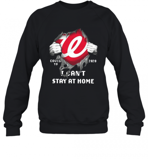 Washington Nationals Inside Me Covid 19 2020 I Can'T Stay At Home T-Shirt Unisex Sweatshirt