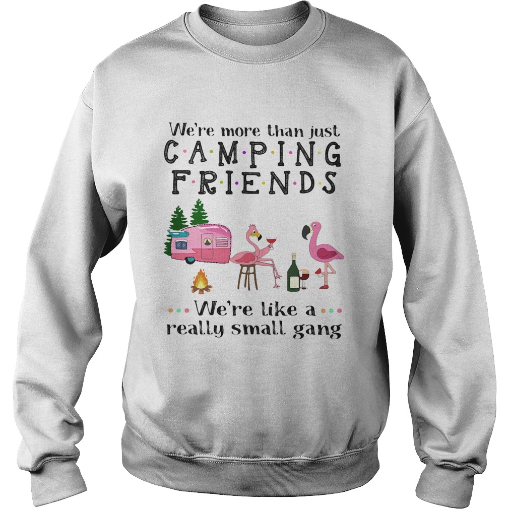 Were more than just camping friends were like a really small gang Flamingo  Sweatshirt