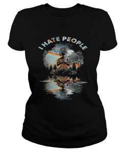 Yoga chill girl I hate people  Classic Ladies