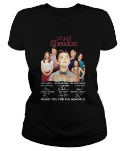 Young Sheldon 20172020 Signature Thank You For The Memories  Classic Ladies