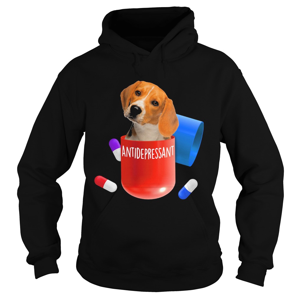 antidepressant beagle dog  Hoodie
