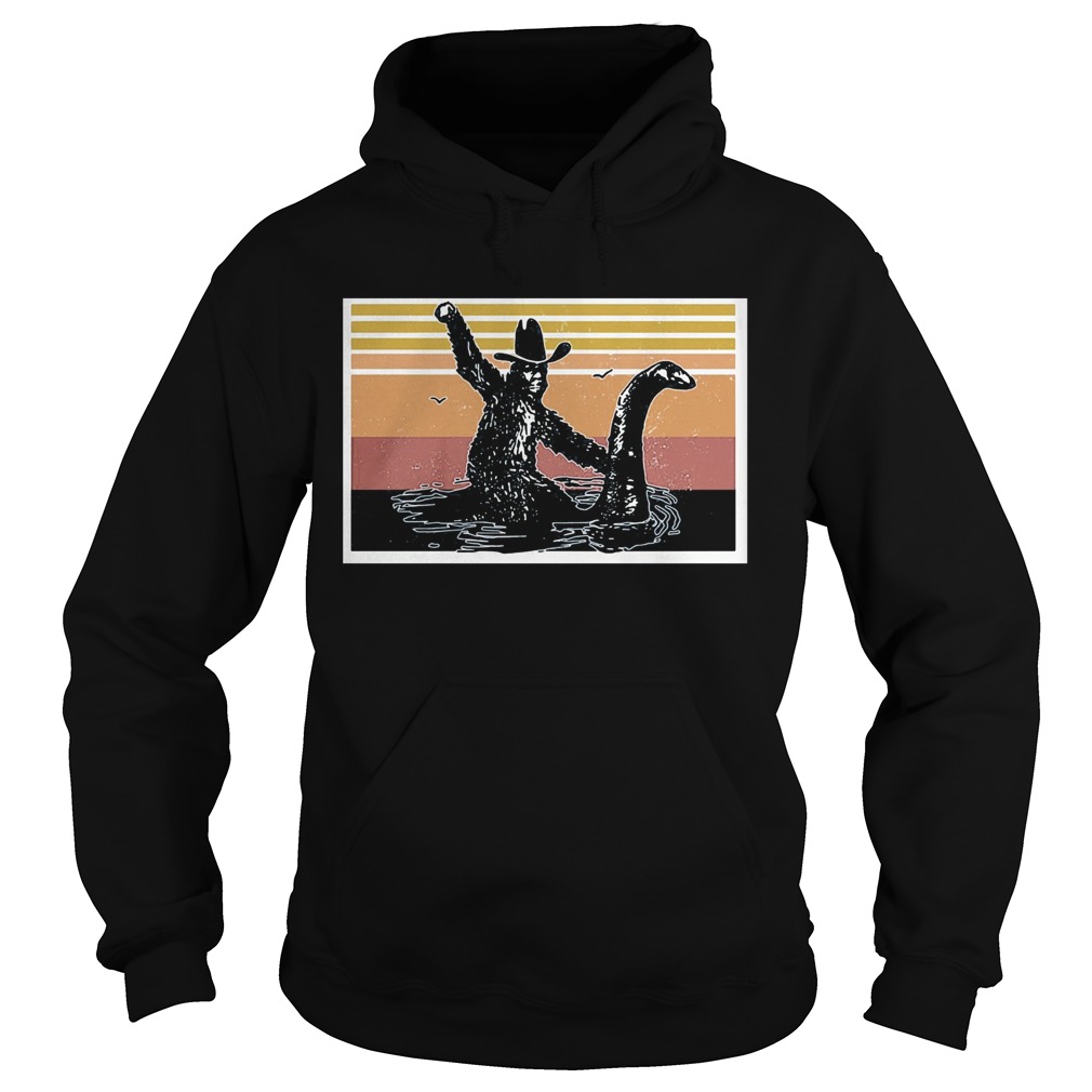 bigfoot dinosaur vintage  Hoodie