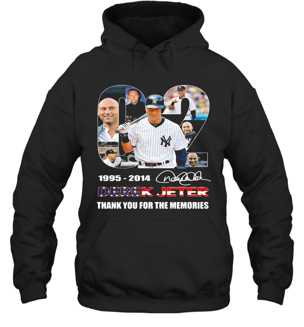 02 1995 2014 Derek Jeter Thank You For The Memories Signature T-Shirt Unisex Hoodie