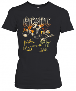 Acdc Band Members Signatures T-Shirt Classic Women's T-shirt