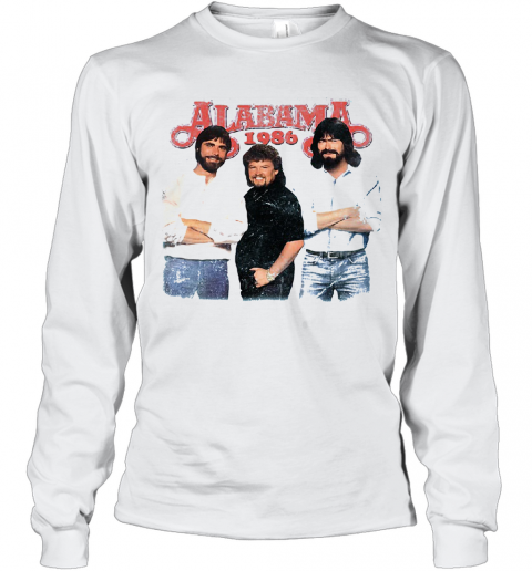 Alabama 1986 Sky Blue T-Shirt Long Sleeved T-shirt 