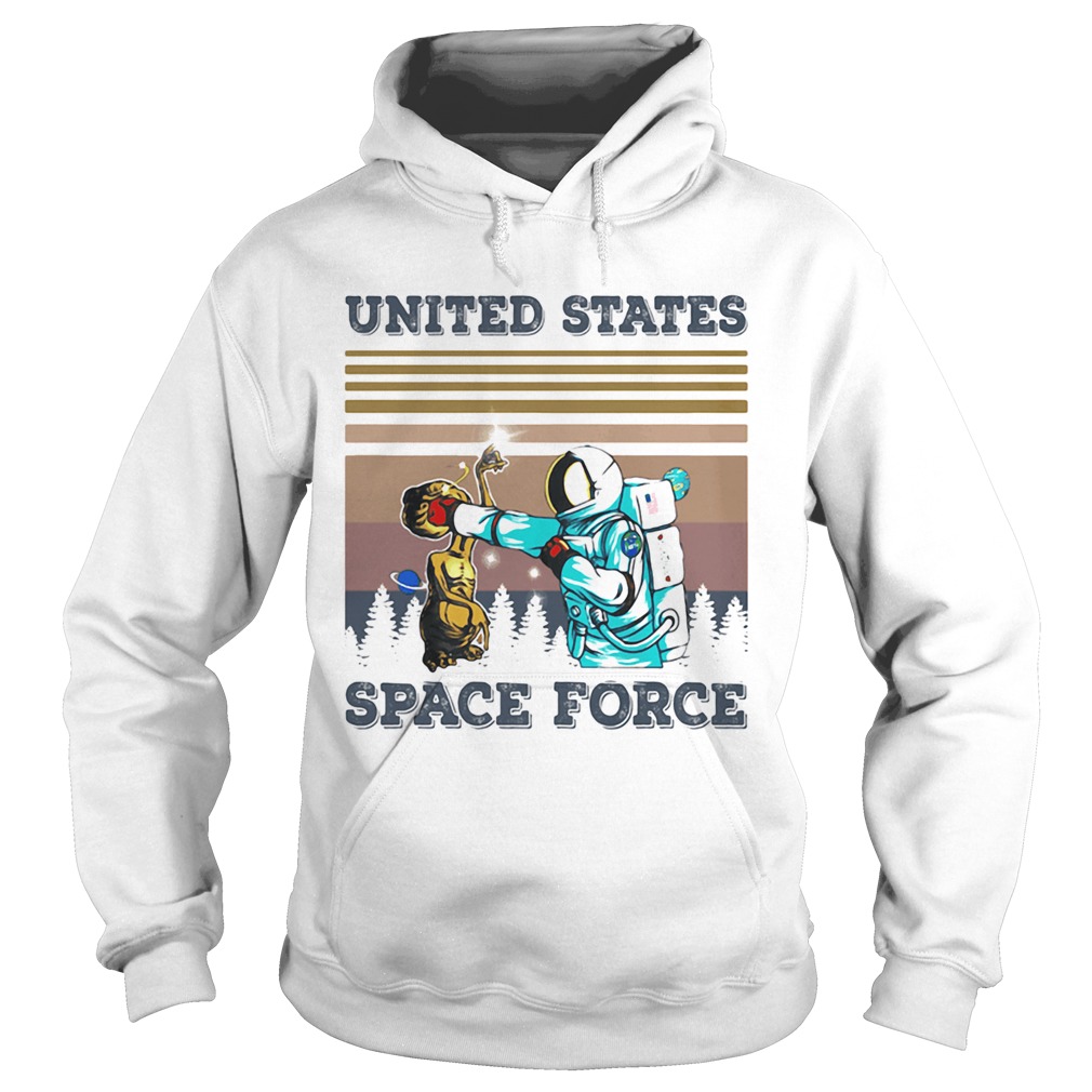 Aliens and astronauts united states space force vintage retro Hoodie