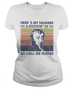 Amedeo avogadro heres my number so call me maybe vintage retro  Classic Ladies