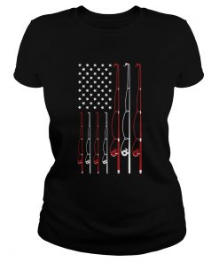 American Flag Fishing Rod  Classic Ladies