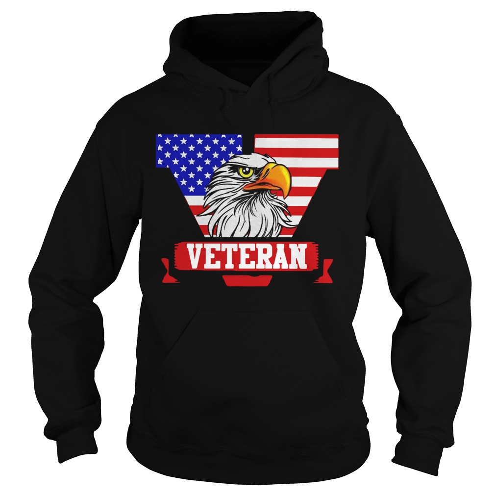 American Flag Veteran Eagle Hoodie
