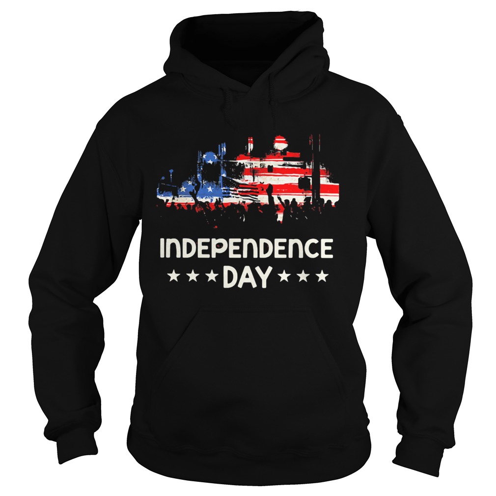 American flag independence day stars  Hoodie