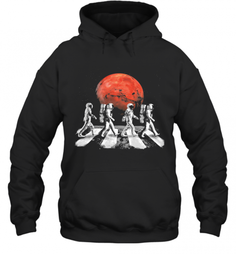 Astronaut Abbey Road T-Shirt Unisex Hoodie