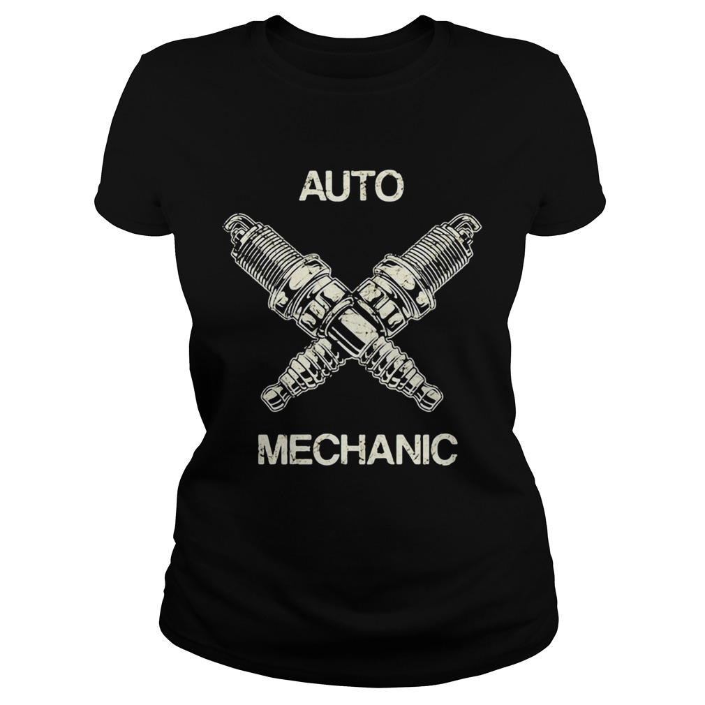 Auto Mechanic Two Screws White  Classic Ladies