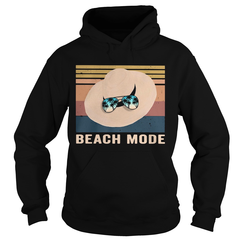 Beach mode hat vintage retro Hoodie