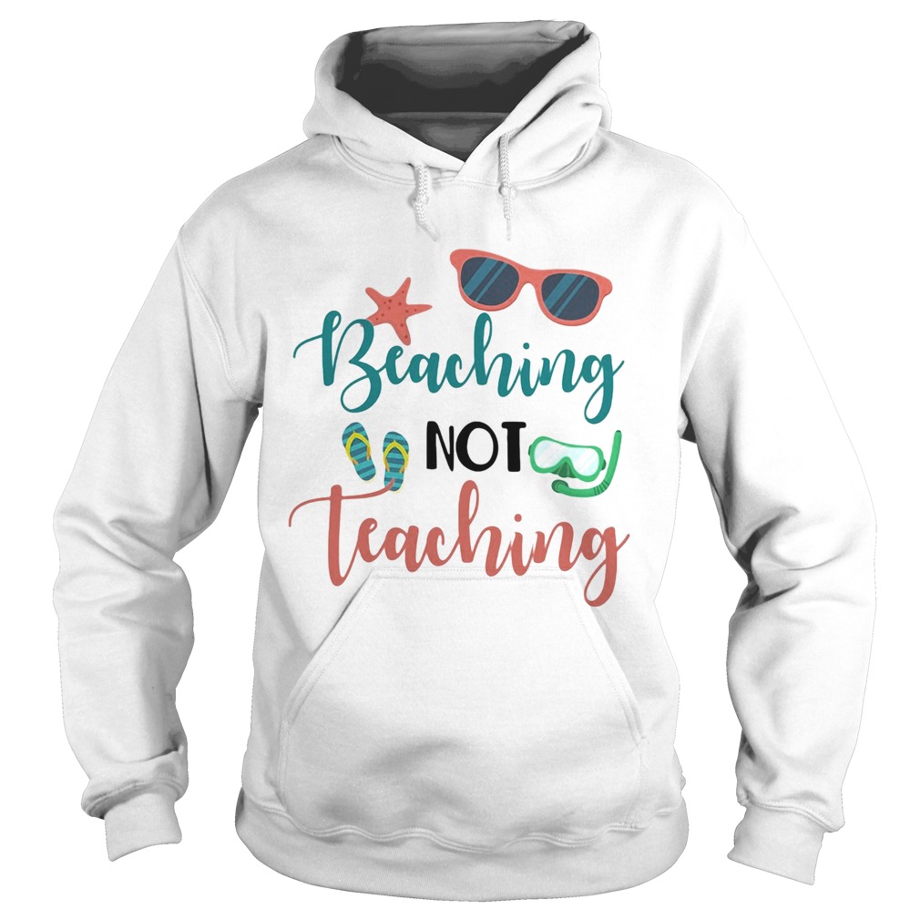 Beaching not teaching scuba diving Hoodie