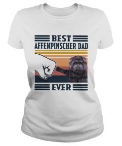 Best Affenpinscher Dad Ever Vintage  Classic Ladies