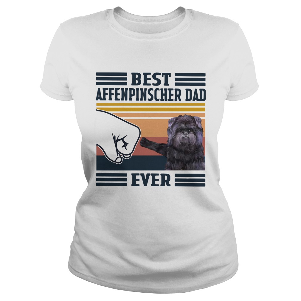 Best Affenpinscher Dad Ever Vintage Classic Ladies