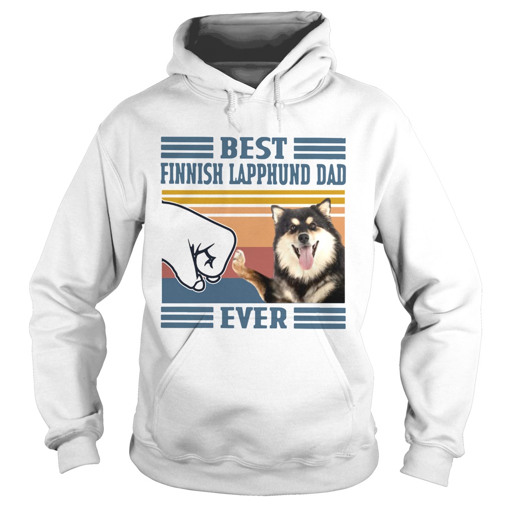 Best Finnish Lapphund Dad Ever Vintage Hoodie