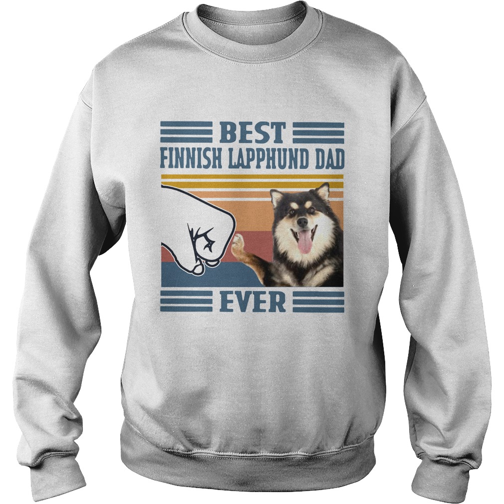 Best Finnish Lapphund Dad Ever Vintage Sweatshirt