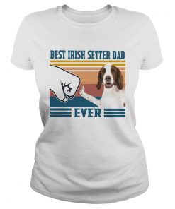 Best Irish Setter Dad Ever Vintage  Classic Ladies