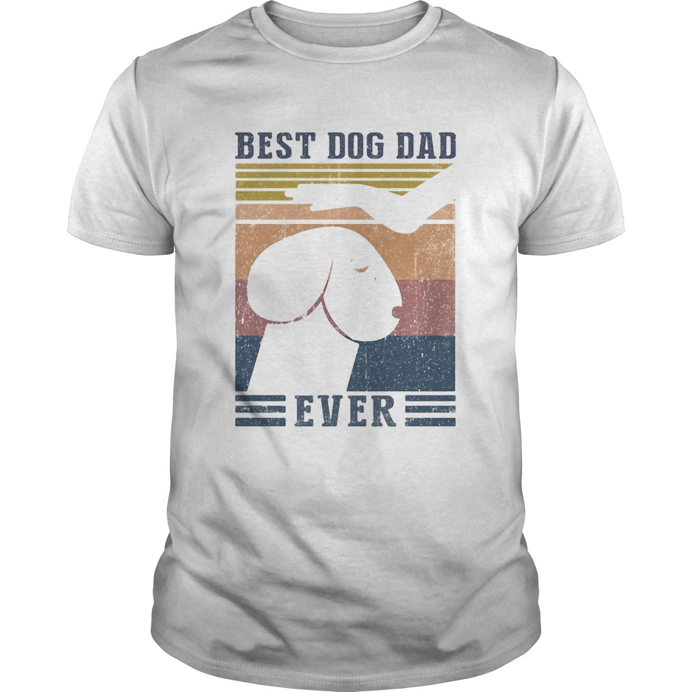 Best dog dad ever vintage shirt