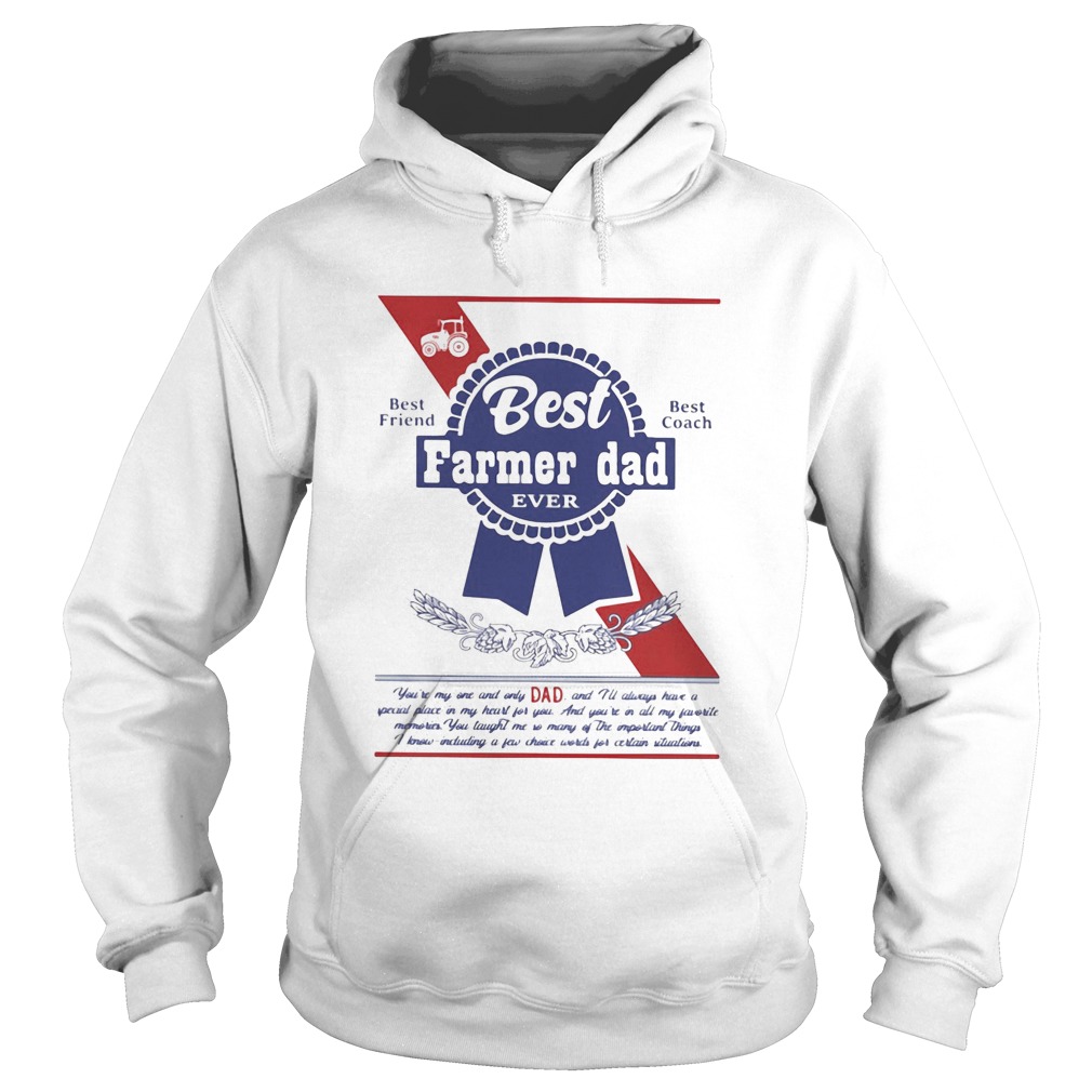 Best farmer dad ever best friend best coach happy fathers day Hoodie