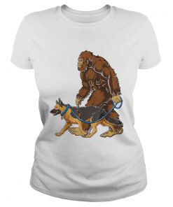Bigfoot Walking German Shepherd  Classic Ladies
