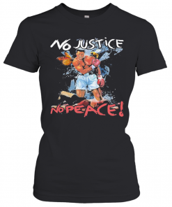 Black Leather Boxing No Justice No Peace Butterfly Bee T-Shirt Classic Women's T-shirt