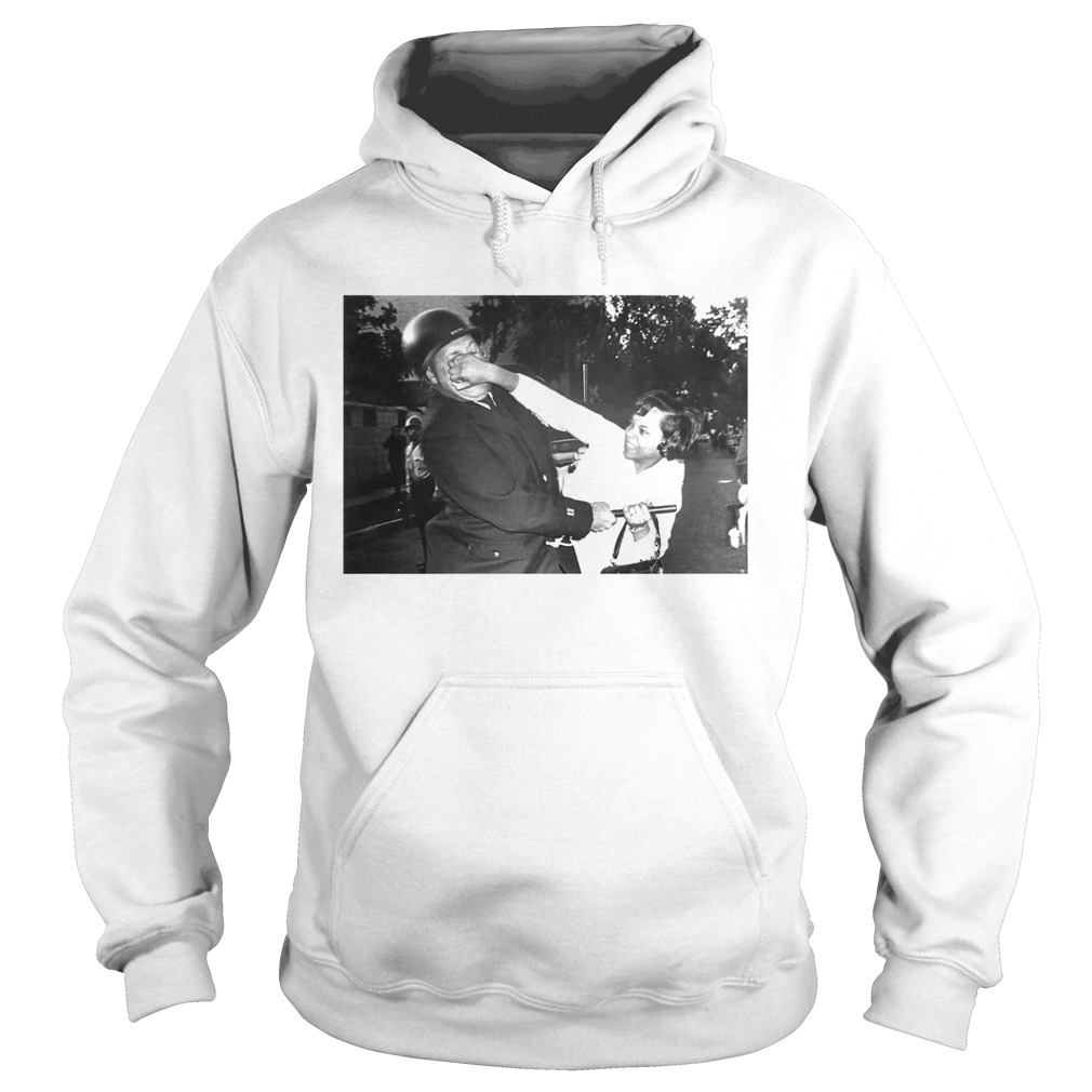 Black Woman Fighting Police Hoodie