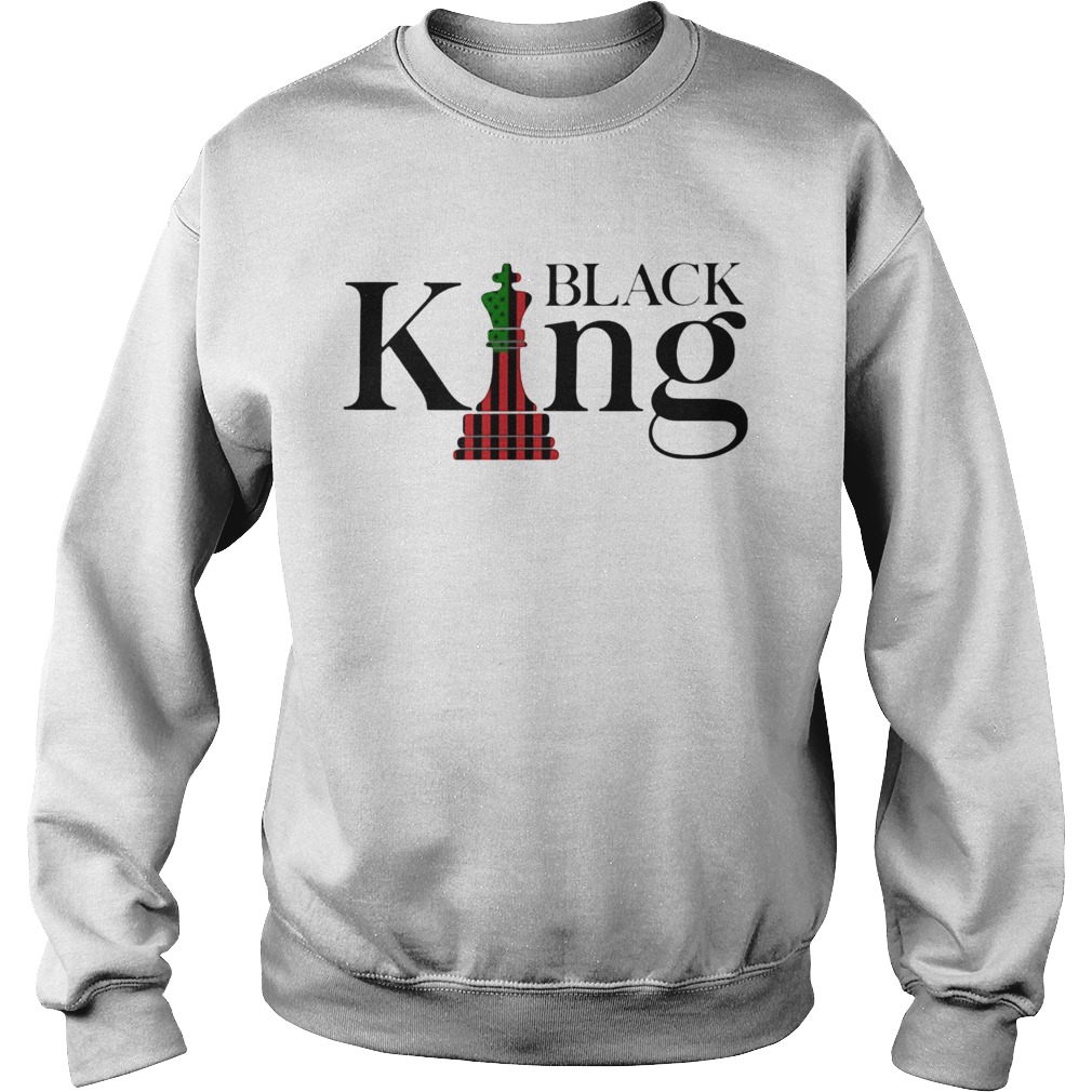 Black king chess Sweatshirt