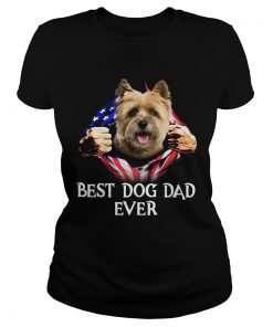 Blood Inside Me Cairn Terrier Dog American Flag Best Dog Dad Ever 2020  Classic Ladies