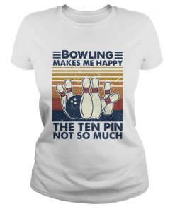 Bowling Makes Me Happy The Ten Pin Not So Much Vintage  Classic Ladies