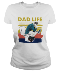 Businessman Thinker On Toilet Dad Life Vintage  Classic Ladies