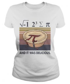 Cake pi and it was delicious vintage retro  Classic Ladies