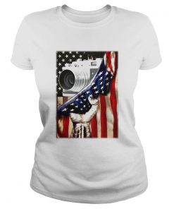 Camera Black Lives Matter American Flag Independence Day  Classic Ladies