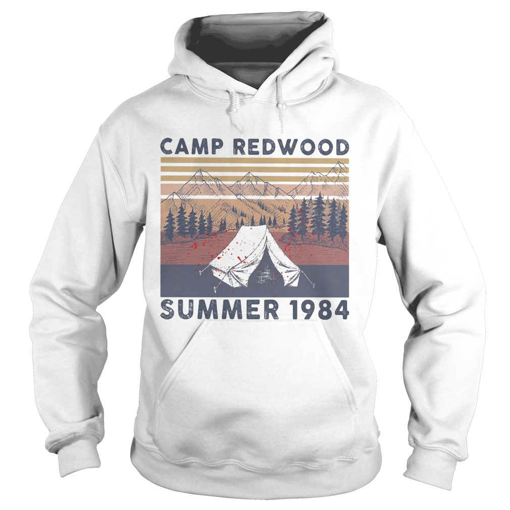 Camp redwood summer 1984 vintage retro  Hoodie
